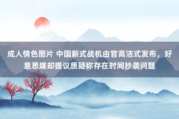 成人情色图片 中国新式战机由官高洁式发布，好意思媒却提议质疑称存在时间抄袭问题